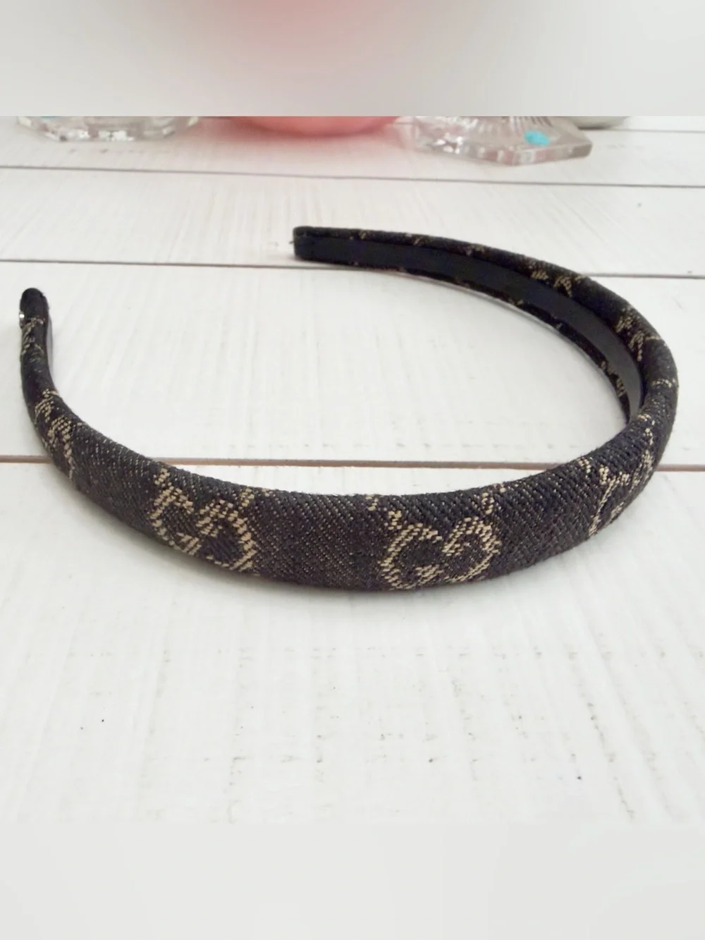 Gucci Black Denim Headband
